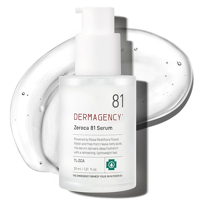 Zeroca 81 Korean Calming Serum for Acne-Prone & Oily Skin – Balances Oil-Water, Soothes Redness, Fades Post-Blemish Marks, Firms & Hydrates (1.01 fl.oz. 30 ml)