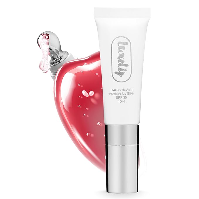 Tinted Lip Balm Elixir – Hydrating Vegan Lip Care with Sheer Color & Moisturizing Glow – Non-Sticky Nourishing, Lip Plumping Treatment for Soft, Smooth Lips (Rosewood 10ml)