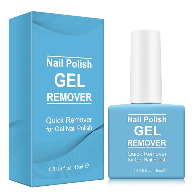 Gel Nail Polish Remover(15ml),Professional Gel Polish Remover for Nails,Quick & Easy Polish Remover In 2-5 Minutes,No Need for Foil, Soaking or Wrapping