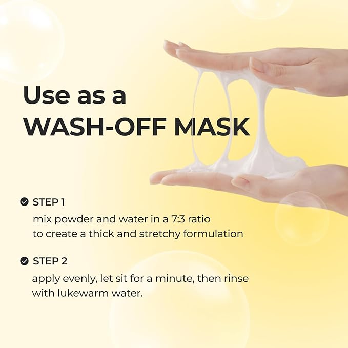 Watery Sulfur Pore Cleansing Powder, Korean Enzyme & Rice Powder & PHA Face Wash for Blackhead Removal, Sensitive and Acne-Prone Skin, Radiant Glow, Bumpy skin (1.76 oz / 50g)