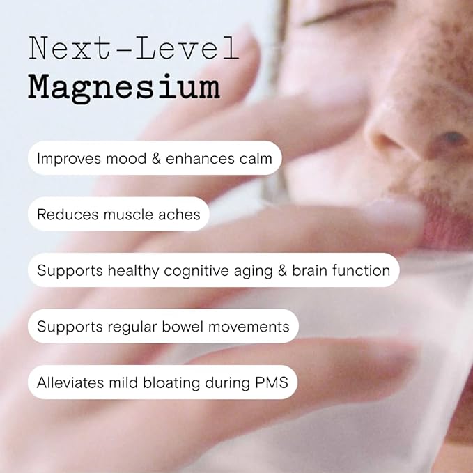 Moon Juice Magnesi-Om Magnesium Powder Supplement - Chelated Magnesium Complex + L-Theanine Blend for Rest, Relaxation & Regularity - Vegan, Non-GMO & No Sugar, Unflavored, 3.9 oz, 30 Sevings