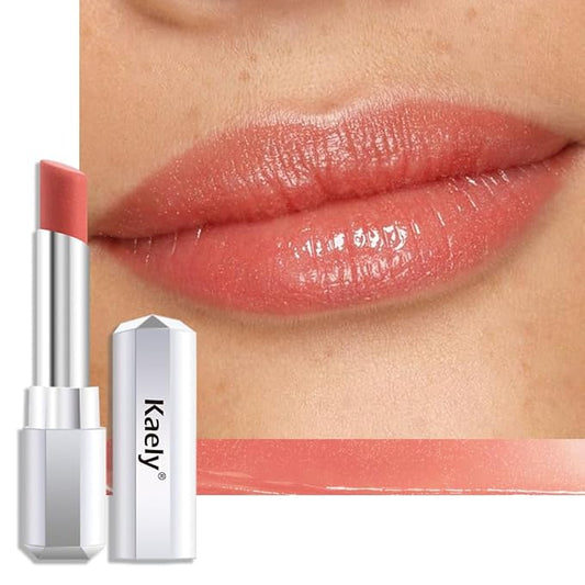 Kaely Honey Glossy Lipstick for Women, Moisturizing Shine Lipstick for Dry Lips, Hydrating Nourishing Tinted Lip Balm, Sheer Lightweight Lip Gloss Stain Makeup, Vegan & Cruelty-Free, 03