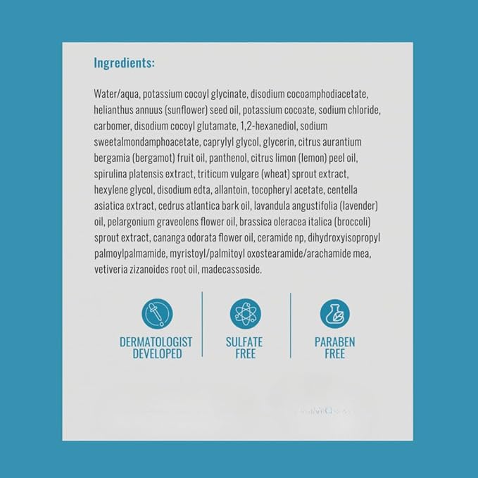 Soothing and Calming Creamy Cleanser for Dry & Sensitive Skin (6 Fl. oz.)