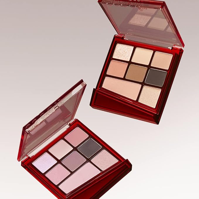 Espoir Real Eye Palette All New #2 Softy Rosy 0.26 oz 7.5g | Multi-Use Long-Lasting Blendable 8 Colors Natural Glitter Soft veil matte Makeup Eyeshadow Palette for Various Makeup Looks | Korean Makeup