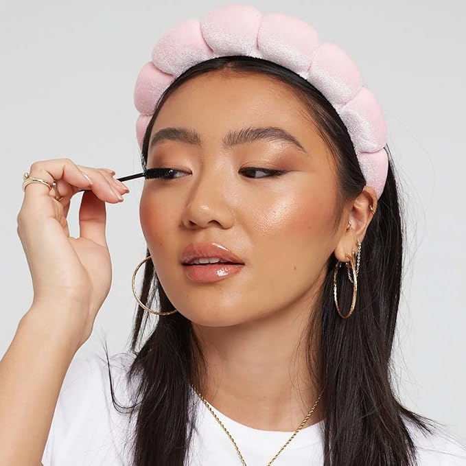 Spa Terry Cloth Headbands - Versatile for Face Washing, Makeup Application, Facial Treatments, and Mask Wearing