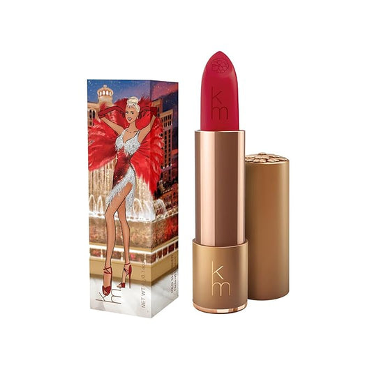 Karen Murrell - Natural Lip Stick 04 Red Shimmer - Red Lipstick - Matte Finish, 100% Natural Ingredients, Moisturizes & Hydrates Lips - Paraben & Cruelty Free