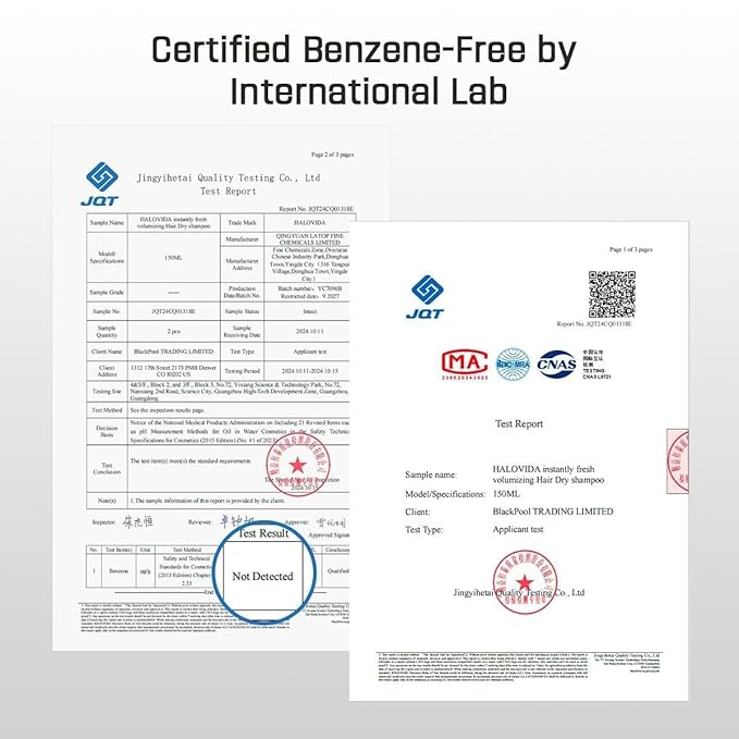 Dry Shampoo for Women, No White Residue Instantly Fresh Shampoo Spray, Absorb oils, Refreshing Volumizing Hair Dry Shampoo 5.07 FL.OZ (Pack of 6)