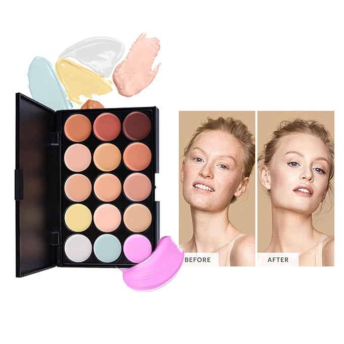 All in One Makeup Set Holiday Box, Essential Starter Bundle Include Eyeshadow Concealer Lipstick Lip Gloss Eyeliner Eyebrow Pencil Lip Balm Face Powder, Full Makeup Kit for Women Girls