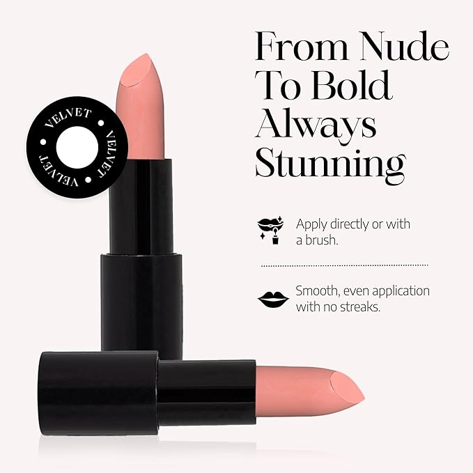 Radiant Professional Advanced Care Lipstick - Ultra Nourishing, Moisturizing Long Lasting Matte Lipstick With Vitamin E- UVA UVB Filters - VELVET (30 RIPE PLUM)