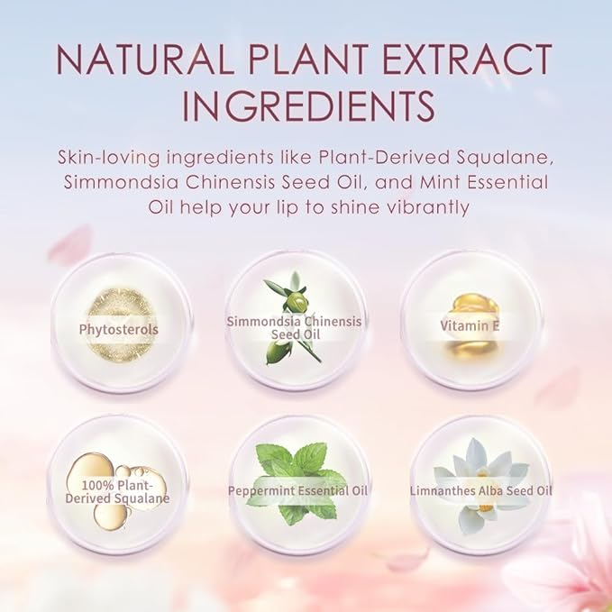 CATKIN Lip Balm Transparent Ultra Hydrating Colorless Lip Moistrurizer Chapstick with Vitamin E Nourishing For Cracked & Dry Lips Day & Night Lip Care 0.12 oz C02 Spearmint