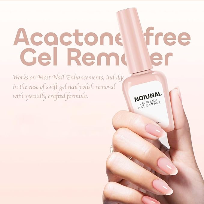 Gel Nail Polish Remover Gel Polish Remover 2 Packs Easily & Safely Professional Gel Remover For Nails in 3 Minutes No Soaking or Wrapping Gel Nail Remover 15ml