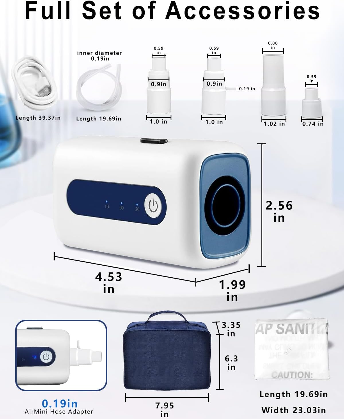 Portable Household Cleaning Box Cleaner Kit Supplies Storage Bag, Auto-Clean Equipment Care Box,Time-Saving Waterless Operation, Cleaner Machine for Air Fresh