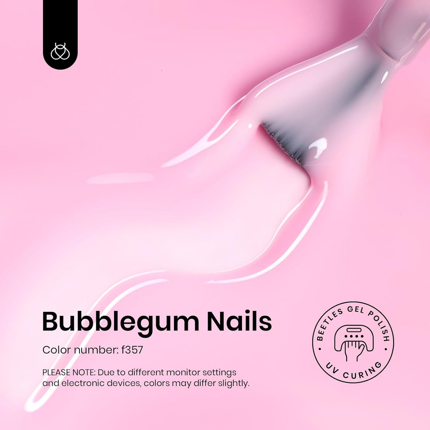 Beetles Jelly Pink Gel Nail Polish, 15ML Baby Pink Sheer Clear Jelly Spring Summer Gel Polish Bubblegum Theme Glaze Long Lasting Soak Off UV French Manicure Nail Art Gift for Women