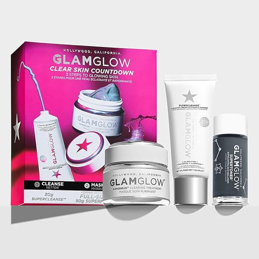 Glam Glow Clear Skin Countdown - 3 Steps Skincare Set