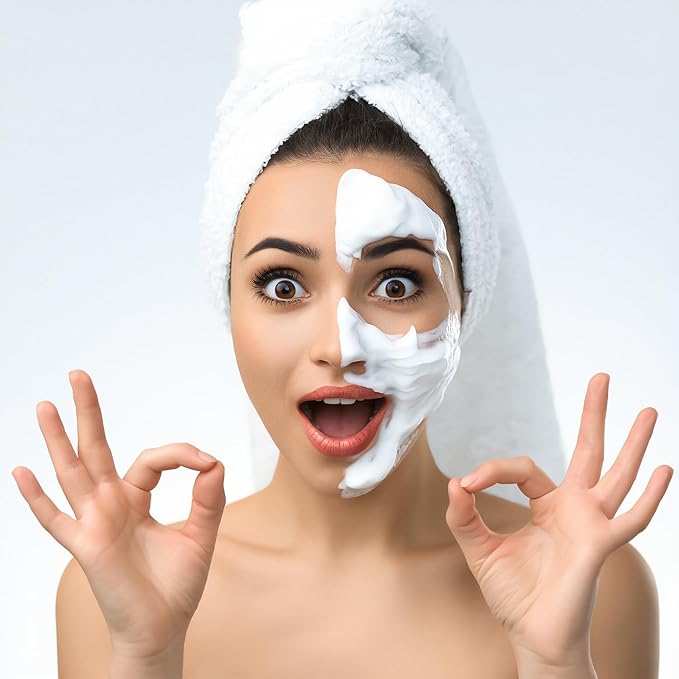 Volcano Face Foam Cleanser 150ml – Foaming Face Cleanser for Deep Cleansing & Hydrating with Olive Oil & Botanical Extracts – Face Wash Foam Removes Makeup, Dirt & Excess Oil