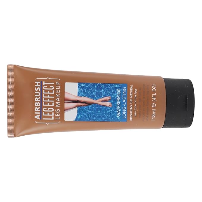 118ml Leg Makeup Lotion, Leg Body Makeup, Airbrush Legs, Body Makeup Waterproof Long Lasting Full Coverage Lightweight Leg Body Cosmetic for Wedding (3#)