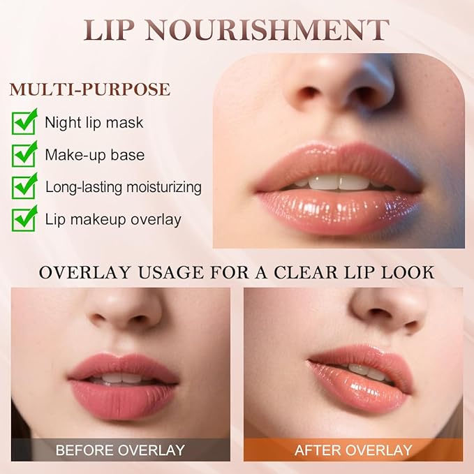 Summer Lip Butter Balm, Moisture and Hydration Lip Gloss, Long-lasting Hydrating Non-Sticky Lip Balm, Soften Dry Lips Lip Care (#Iced Coffee, 1Pcs)