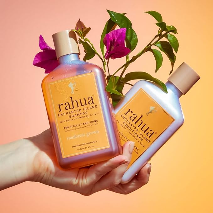 Rahua Enchanted Island Hair Conditioner with Biotin, Refill 9.5 Fl Oz, Supports Strength Hair Growth & Shine, All Hair Types, Vitamin C, E, A, B6, Coconut Guava, Nourishing Hair Care for Men and Women
