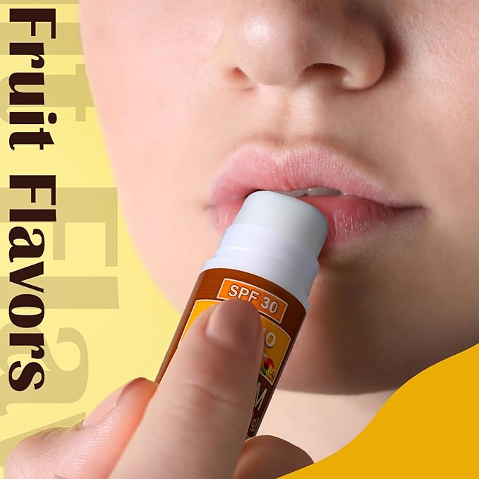 60 Pcs Mini Sunscreen Lip Balms Bulk SPF 30 Lip Balm Sticks Favors with Sunscreen SPF Employee Staff Appreciation Gifts Bulk Team Coworkers Christmas Party Gifts for Travel Beach