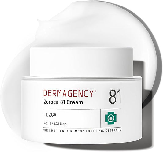 Zeroca 81 Korean Calming Cream for Acne-Prone & Oily Skin – Lightweight Barrier-Repair Moisturizer, Controls Sebum, Deeply Hydrates & Smooths Texture (2.02 fl.oz. 60 ml)