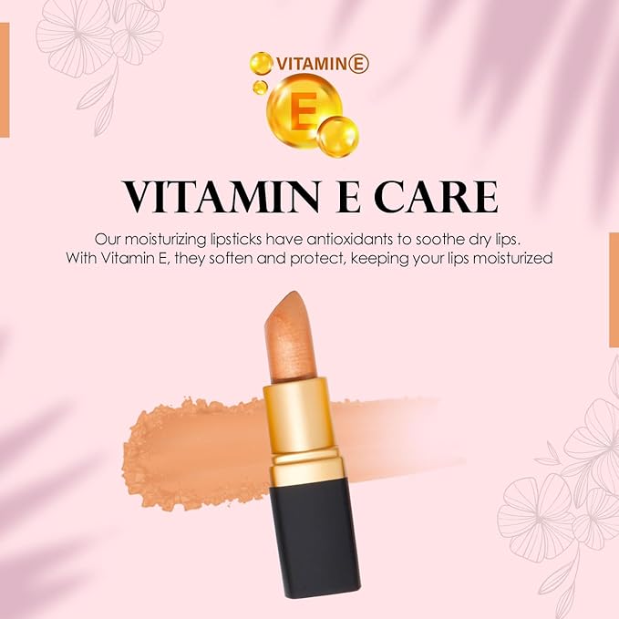 Vera Moore Cosmetics Soft Creme Lipstick - with Maximum Hydration & Moisture, Long Lasting Light Weight Opaque Color & Staying Power - Won't Feather or Fade - Fragrance & Paraben Free (Autumn Gold)