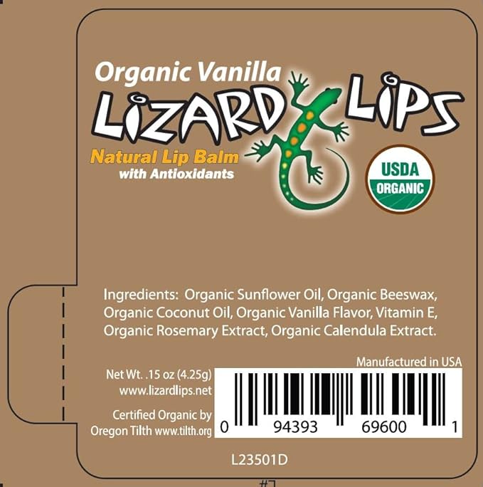 Lizard Lips USDA Certified Organic - 4 Flavor Variety Pack