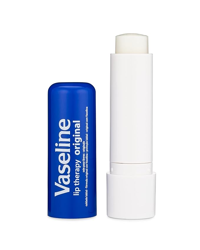 Vaseline Lip Therapy Care Original, Fast-Acting Nourishment, Ideal for Chapped, Dry, Cracked, or Damaged Lips, Lip Balm, 3-Pack of 2, 0.16 Oz Each, 6 Lip Balms