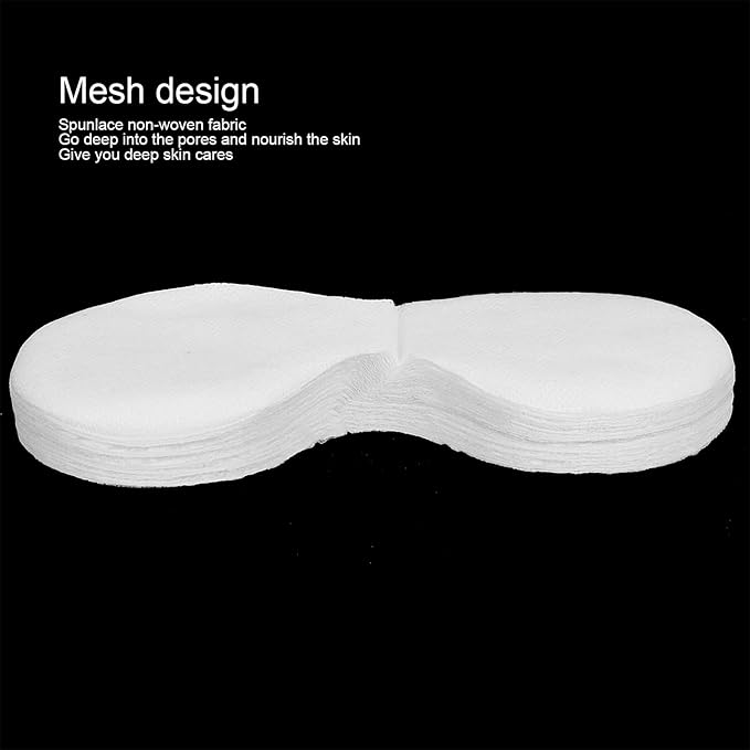 Eye Mask Paper, 600pcs Disposable Ultra-thin Eye Mask Paper DIY Beauty Salon Eye Mask Sheet DIY Eye Mask Paper Beauty Salon Eye Mask Sheet for Moisturizing Eye Care Tool Suitable for All Skin Types