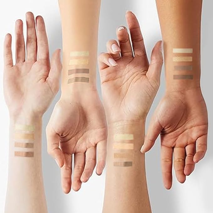 Contour and Highlight Palette Powder Contour Kit Concealing, Highlighting & Contouring Foundation/Concealer Makeup Palette Full Coverage for Conceal Trouble Spots Dullness