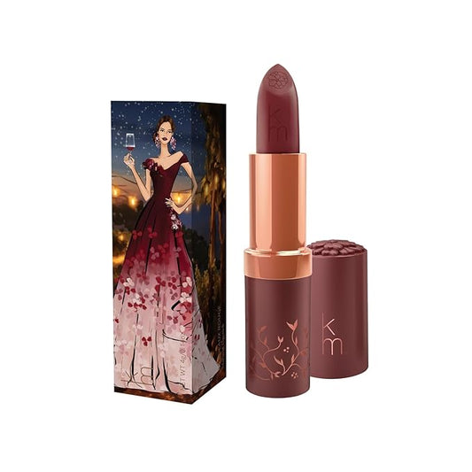 Karen Murrell - Natural Lip Stick - Lipstick 22 Bordeaux Rouge - Dark Red Lipstick - Matte Finish, 100% Natural Ingredients, Moisturizes & Hydrates Lips - Paraben & Cruelty Free