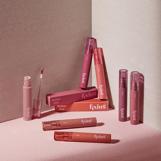 ETUDE Fixing Tint #14 Rose lilac (4g) | Long Lasting High Pigmented Liquid Lipstick | Waterproof Lightweight Matte Finish Lip Stain | Full Coverage | Korean Makeup, Kbeauty