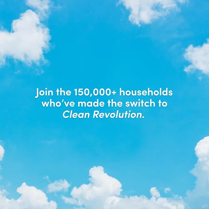 Clean Revolution Liquid Gel Hand Soap, Silky Rich Liquid, Quick Lather, Fast Rinsing (Fragrance Free) 64 Fl Oz