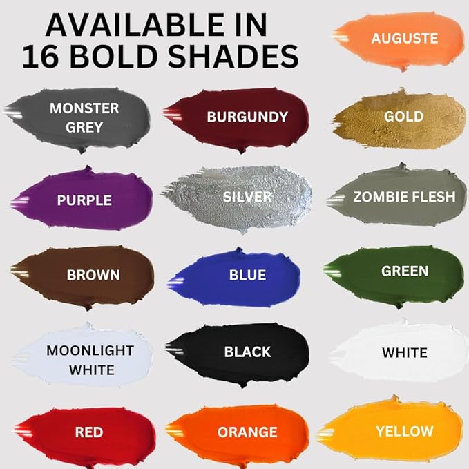 Mehron Makeup Color Cups | Stage, Foundation, Face Paint, Body Paint, Halloween | Face Paint Makeup | Greasepaint .5 oz (14 g) (Moonlight White)