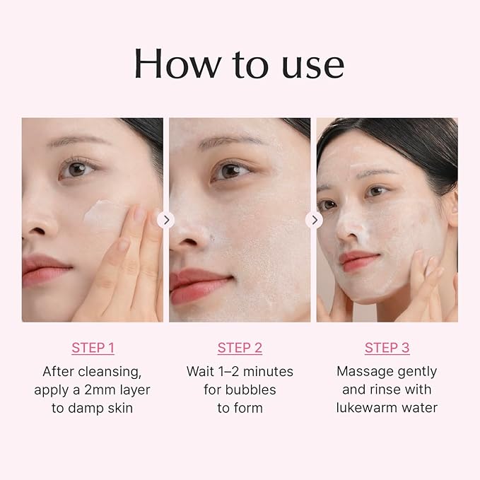 SU:M Micro-Active Pink Vitamin Bubbletox Mask Pack (0.13 fl oz x 14ea) - Korean Skincare – Deep pore cleansing, hydration with Fermented Pink Vitamin 12, Hibiscus, Kaolin & Bentonite