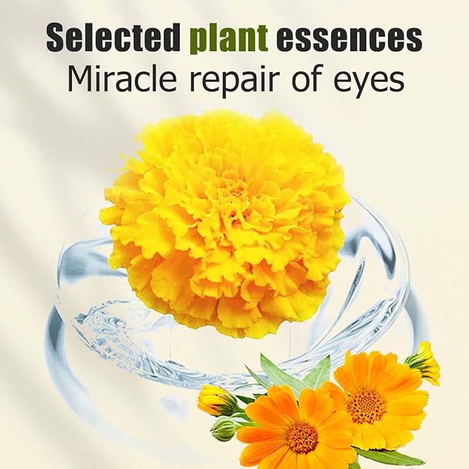 Vc Anti-Wrinkle Eye Serum Oil, Lutein EyeEssenceOil, VC Rollerball Eye Serum for Dark Circles and Puffy Eyes, Firming Anti-Aging, for Women & Men (6pcs)