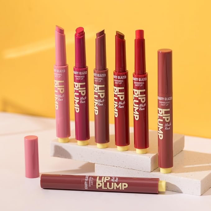 MAEPEOR Hydrating Lip Plumper 12 Colors Moisturizing Shiny Juicy Lip Balm Long Lasting Nourishing Lip Pluming Balm（Color 11)