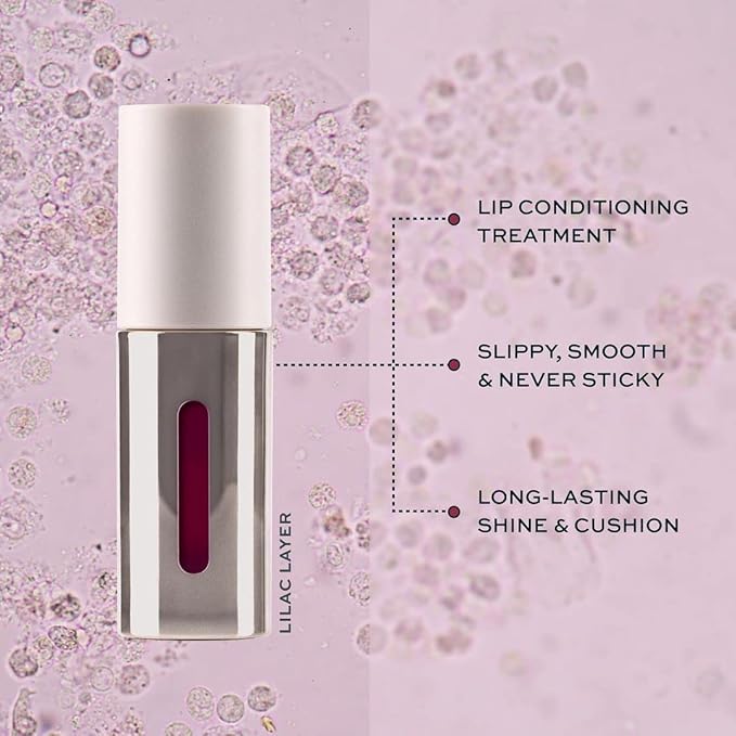 MAKE Serum Balm – Hydrating Lip Oil Treatment – Softening, Smoothing and Plumping Lip Cream – All Day Comfort, Gloss and Shine, Halo Moon 0.15 Oz