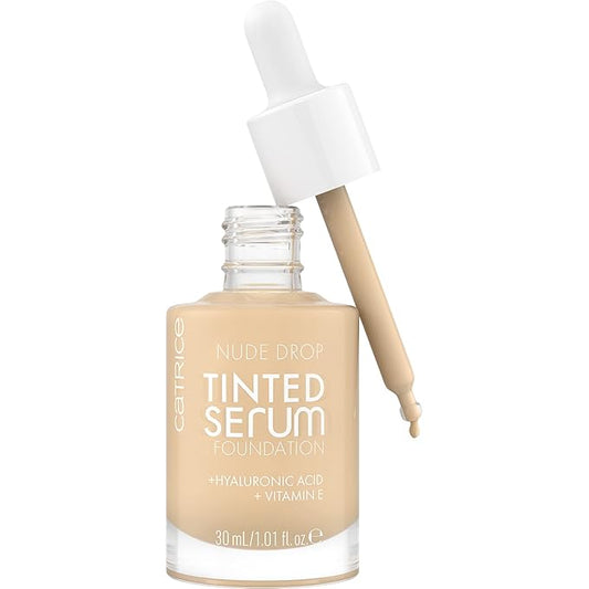 Catrice | Nude Drop Tinted Serum Foundation | Lightweight, Hydrating, Buildable Coverage | Enriched with Hyaluronic Acid & Vitamin E | Vegan & Cruelty Free (004N)