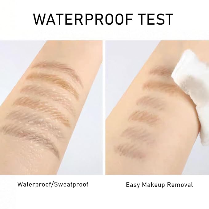 Eyebrow Pencils for Women,1Pack Micro Eyebrow Pencil Waterproof Smudgeproof,Ultra-Precise Tip Long-Lasting Brow Pencils for Natural Looking Eyebrows,Built-In Spoolie Brush,01 Elegant Tea Brown.