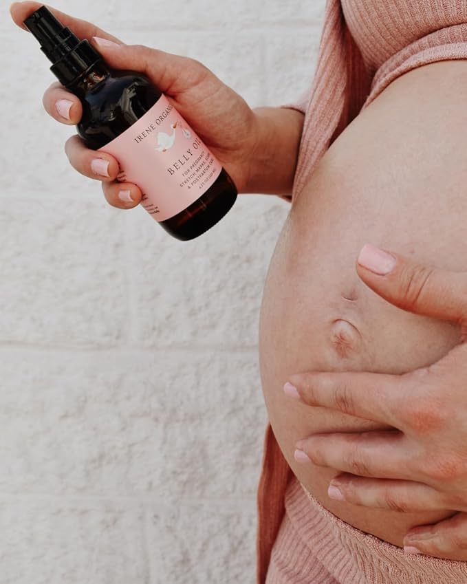 Belly Bundle - Organic Belly Balm and Natural Oil for Pregnancy Stretch Marks and Scars (5 piece set - SM)