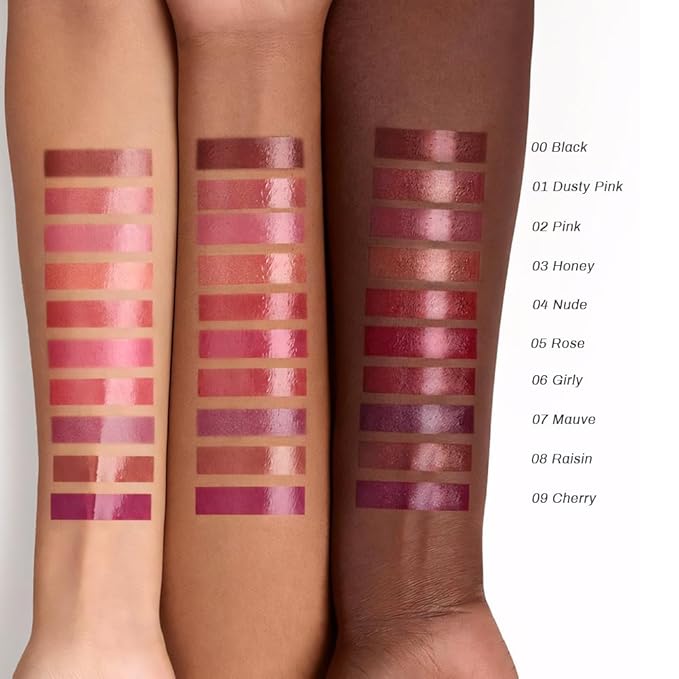 Kaely Dusty Pink Honey Glossy Lipstick for Women, Moisturizing Shine Lipstick for Dry Lips, Hydrating Nourishing Tinted Lip Balm, Sheer Lightweight Lip Gloss Stain Makeup, Vegan & Cruelty-Free, 01