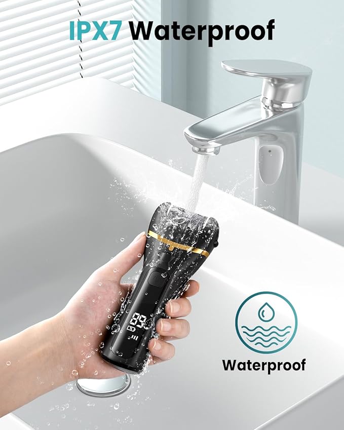 Electric Foot Callus Remover with 10000 RPM Motor and 3-Speed Settings, Foot File Kit with LED Light and Display for Women’s Home Pedicure, Waterproof Foot Grinder with Type-C Charging