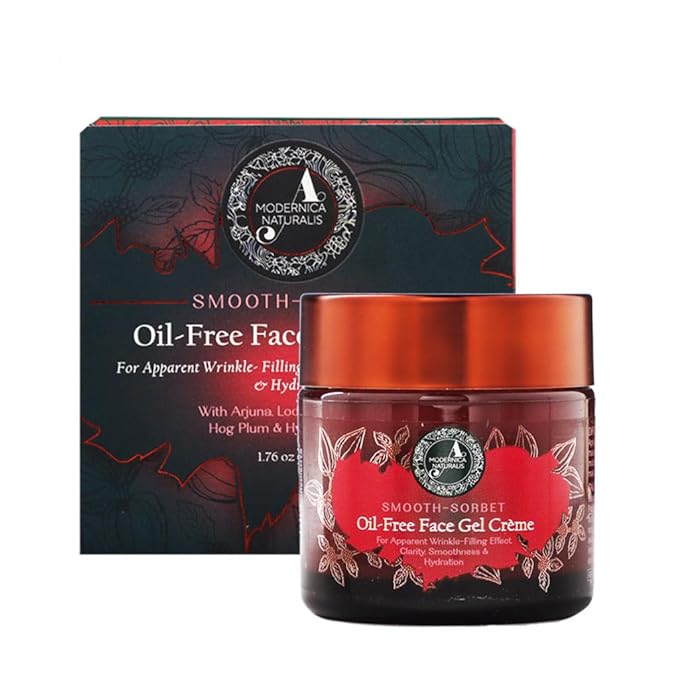 Smooth-Sorbet Oil-Free Face Gel Crème – Exfoliates, Plumps, Moisturizes & Mattifies – Lightweight, Non-Greasy Formula for a Matte Glow – 1.76 oz (50 g)