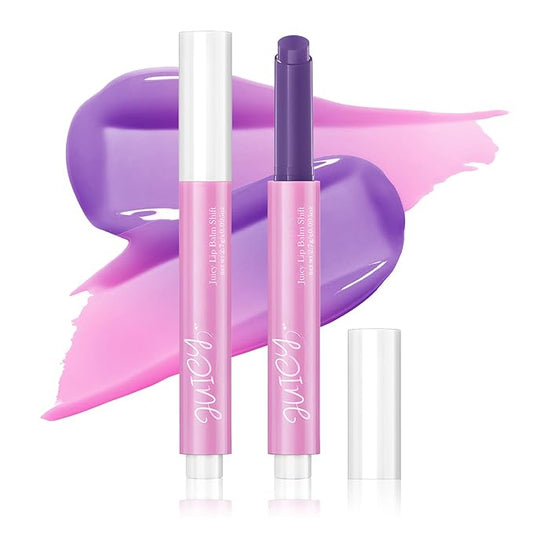 DAGEDA Tinted Lip Balm, Moisturizing Magic Color Changing Lipstick, Soothing Hydrating Lip Balm Tinted, Glossy Lip Plump Gloss Butter Balm, Lightweight, Non-Greasy, 06