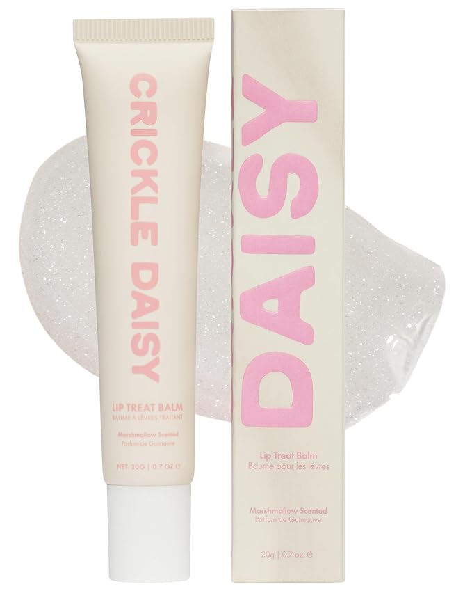 Lip Treat Balm - Hydrating & Nourishing Lip Balm with Avocado, Olive, and Coconut Oils - Smooth, Softening Lip Moisturizer & Protection for Very Dry Lips - Marshmallow Scented, 0.7oz