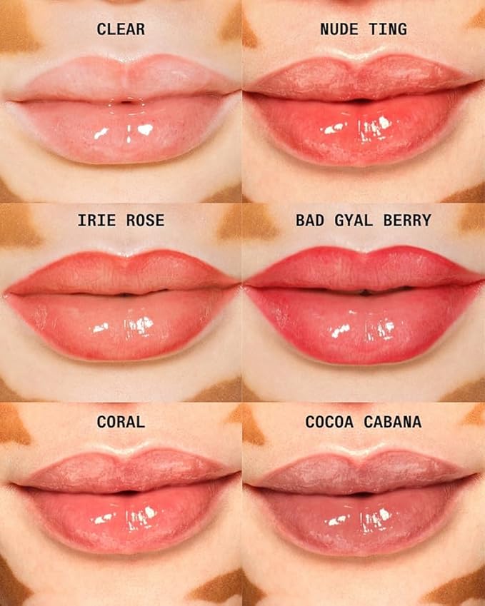 Cay Skin Isle Lip Balm SPF 30 – High Shine, Hydrating, Non-Sticky Lip Gloss in Vanilla Brown Sugar Flavor – Formulated with Natural Ingredients for All Skin Tones – Coral