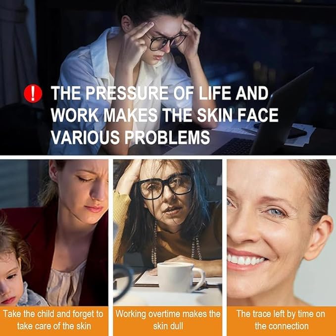 Vitamin C Serum For Face, Anti Aging Face Serum with Vitamin C, Hyaluronic Acid, Vitamin E – Brightening Formula – Improve Appearance of Dark Spots, Tone, Fine Lines & Wrinkles (2Pcs)