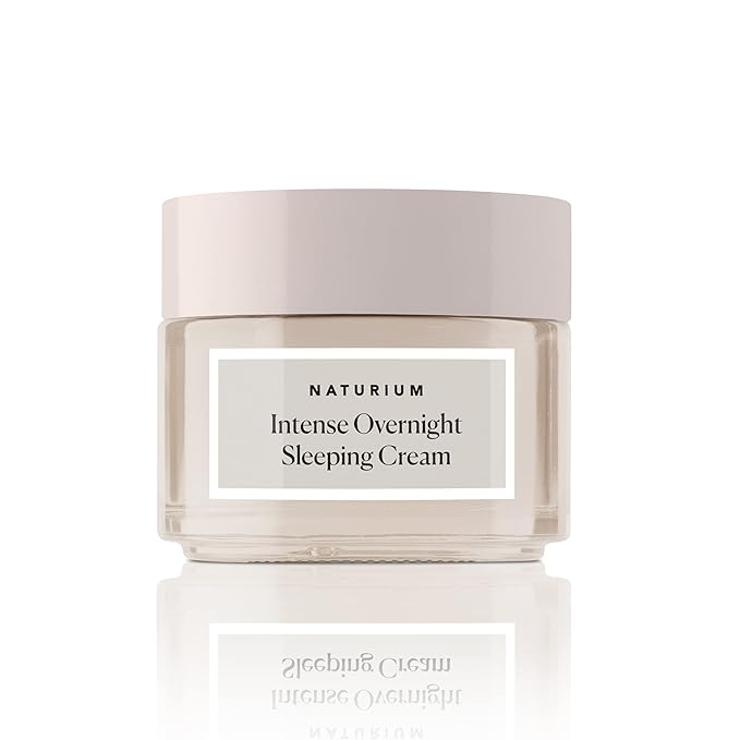 Naturium Intense Overnight Sleeping Cream Jumbo, Hydrating & Anti-Aging Face Moisturizer, 3 oz
