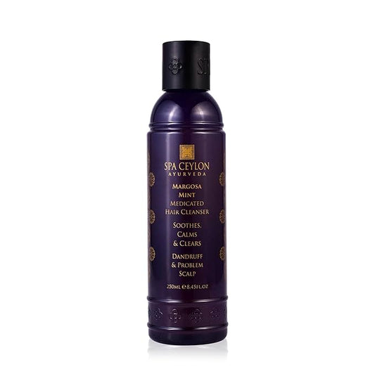 SPA CEYLON Margosa Mint Medicated Hair Cleanser | Powerful Formula for Dandruff & Scalp Problems | Itching | Flaking | Hair and Scalp Wellness