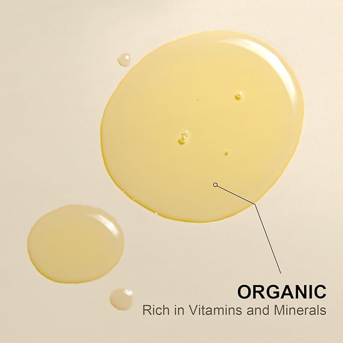 Yoken Pure Jojoba Oil Organic USDA Certified 16 fl oz, 100% Natural Jojoba Oil for Hair, Skin & Face, Cold Pressed Unrefined, Deeply Moisturizing Body Carrier Oils for Essential Oils Mixing